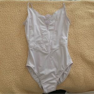 Dance de Paris pink camisole lace leotard